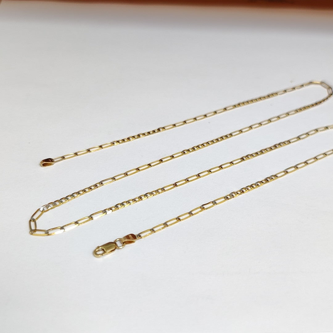 CADENA ORO,RODIADO 14 K 4,70 GRMS (SEMINUEVO)
