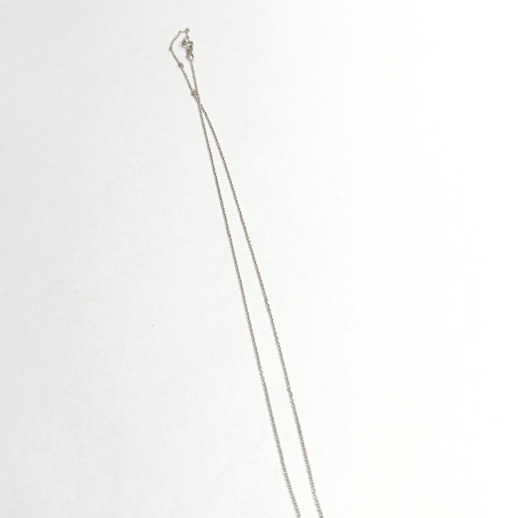 CADENA,DIJE ORO BLANCO 14 K 2,20 GRMS (SEMINUEVO)