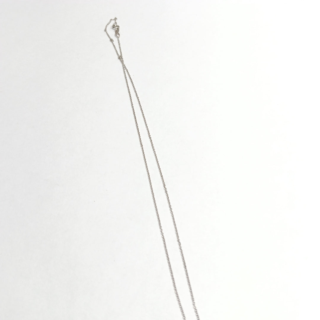 CADENA,DIJE ORO BLANCO 14 K 2,20 GRMS (SEMINUEVO)