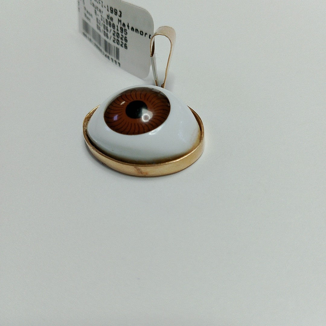 K1 5,50 GRMS 14 K ESPECIFICACIONES COMPLEMENTARIAS DIJE DISEÑO OJO TURCO (SEMINUEVO)