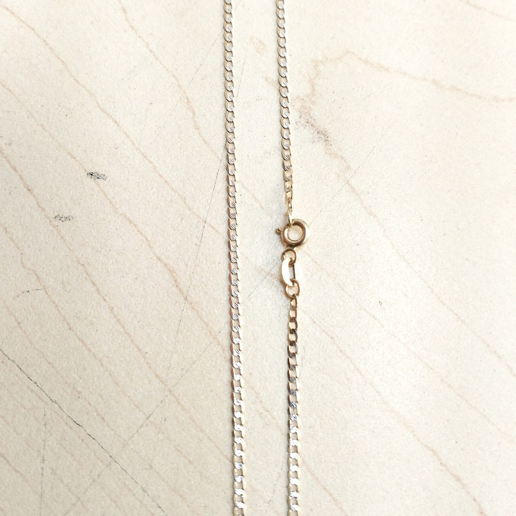 CADENA ORO, RODIADO 14 K 2.9 GRMS (SEMINUEVO)