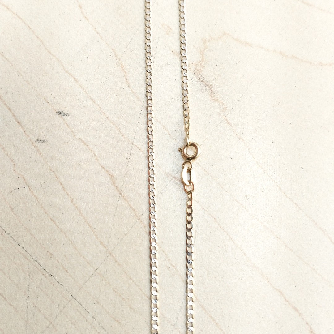 CADENA ORO, RODIADO 14 K 2.9 GRMS (SEMINUEVO)