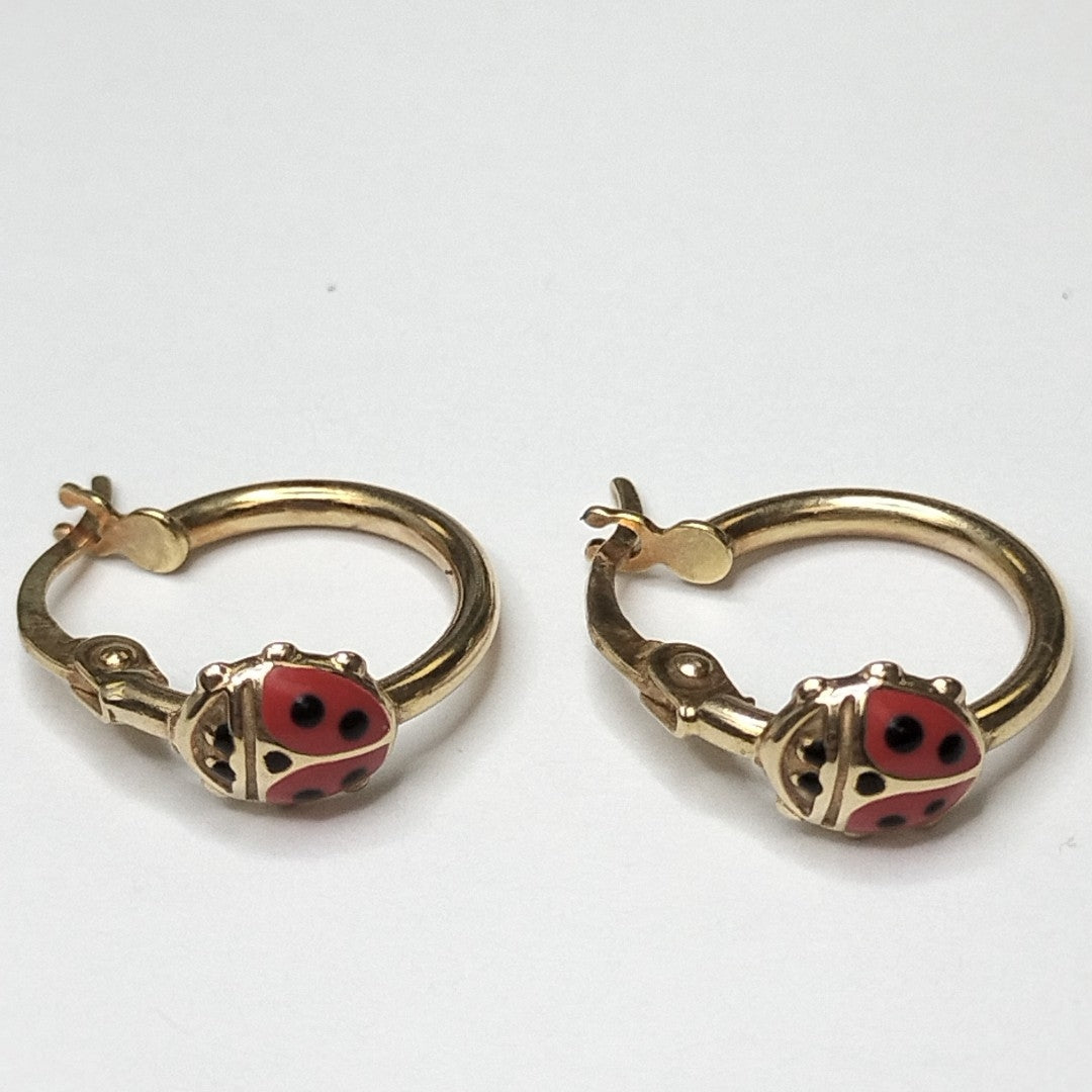 ARETES PAR ORO 14 K 1.3 GRMS (SEMINUEVO)