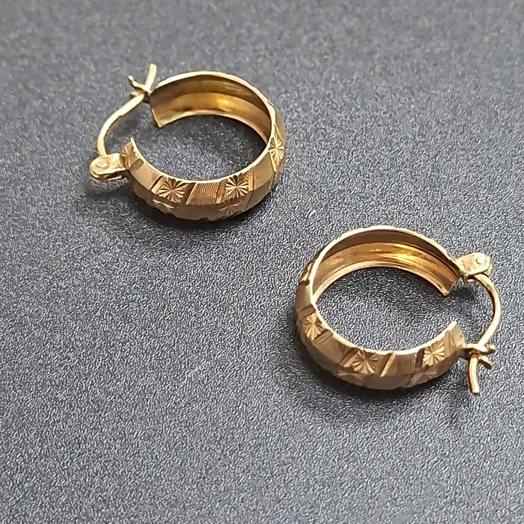 ARETES PAR ORO 10 K 1.6 GRMS (SEMINUEVO)