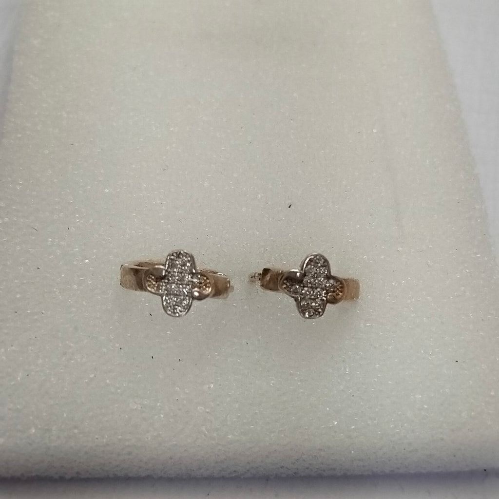 ARRACADAS C/CIRCONIAS PLATA .925 1.9 GR (NUEVO)