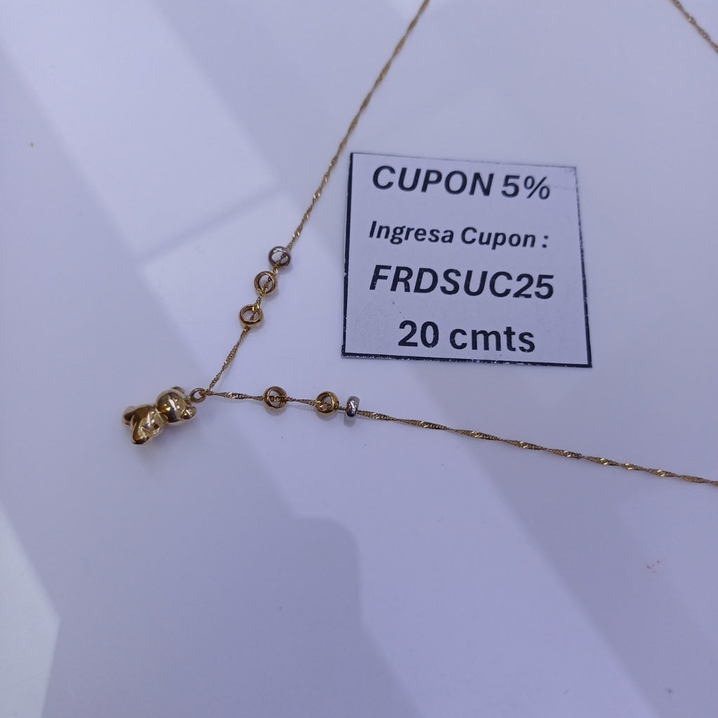 GARGANTILLA ORO 14 K 1.4 GRMS (SEMINUEVO)
