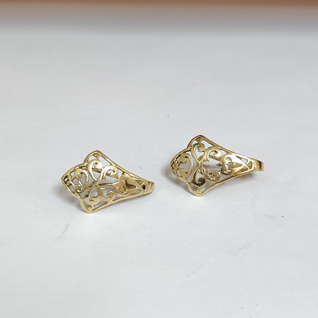 ARETES PAR ORO 14 K 3,20 GRMS (SEMINUEVO)
