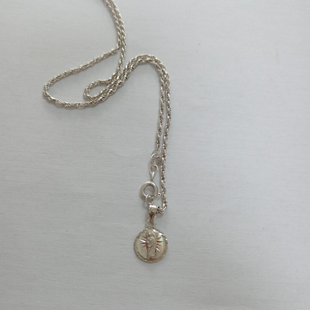 CADENA, DIJE PLATA 5.5 GRMS (SEMINUEVO)