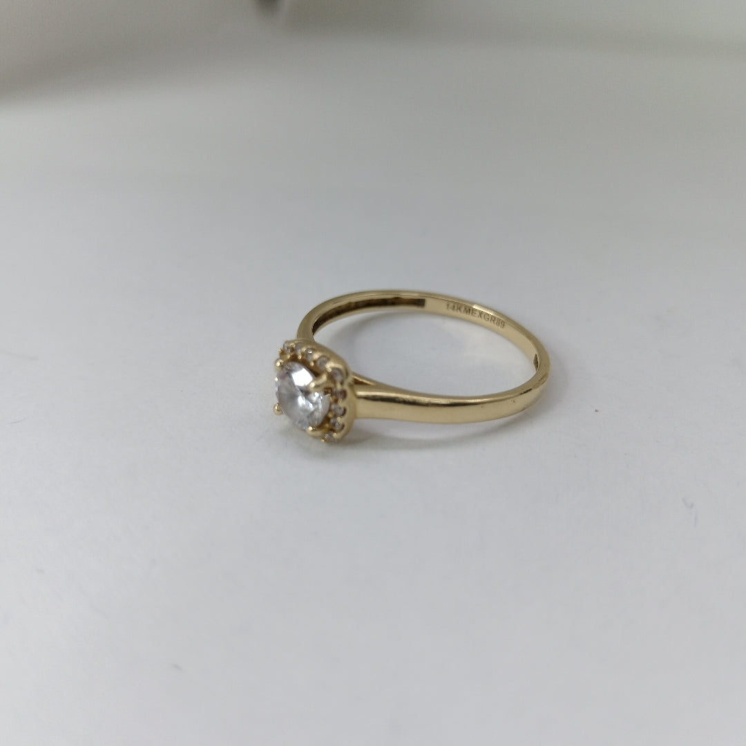 SOLITARIO ORO 14 K 1.9 GRMS (SEMINUEVO)