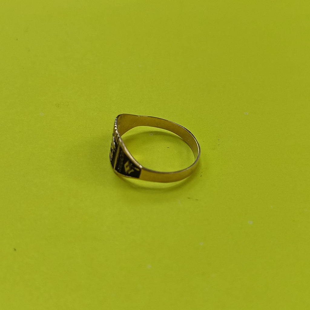ANILLO DE GRADUACIÓN ORO 8 K 1 GRMS (SEMINUEVO)