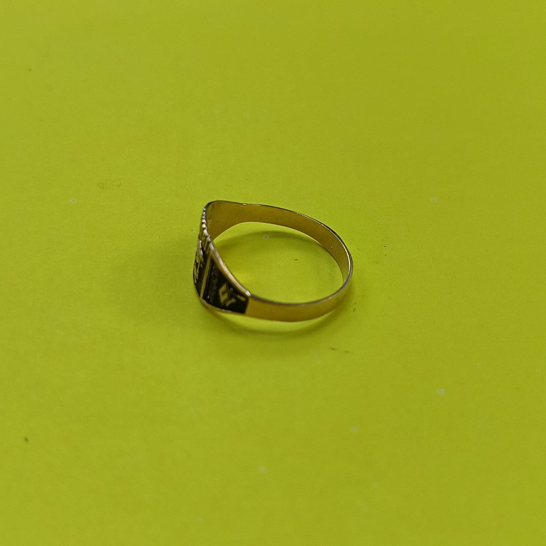 ANILLO DE GRADUACIÓN ORO 8 K 1 GRMS (SEMINUEVO)