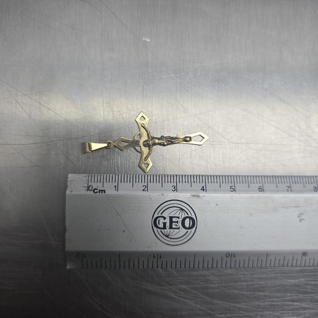CRUZ, DIJE ORO 14 K 1.7 GRMS (SEMINUEVO)