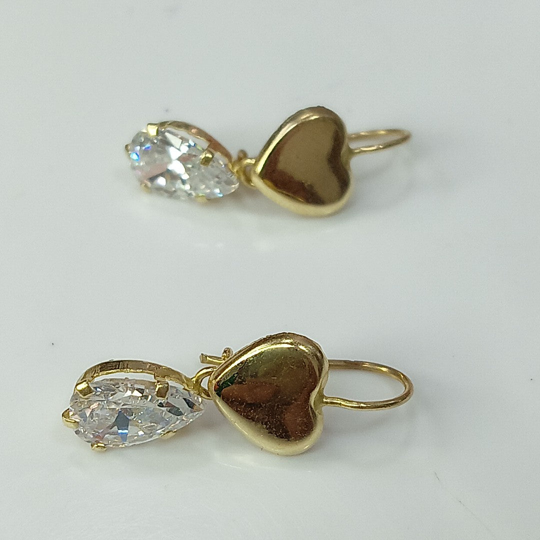 ARETES PAR ORO 10 K 1.6 GRMS (SEMINUEVO)