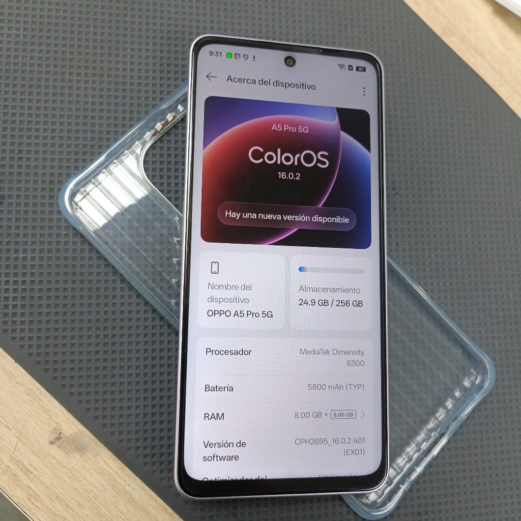 CELULAR OPPO A5 PRO 5G CPH2695 (2025) 256 GB 8 GB RAM (SEMINUEVO)
