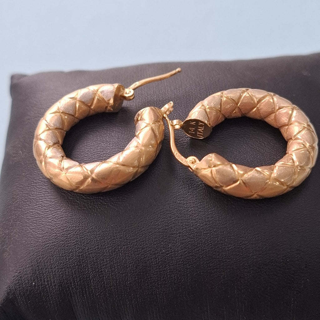ARRACADAS PAR ORO 14 K 4,90 GRMS (SEMINUEVO)