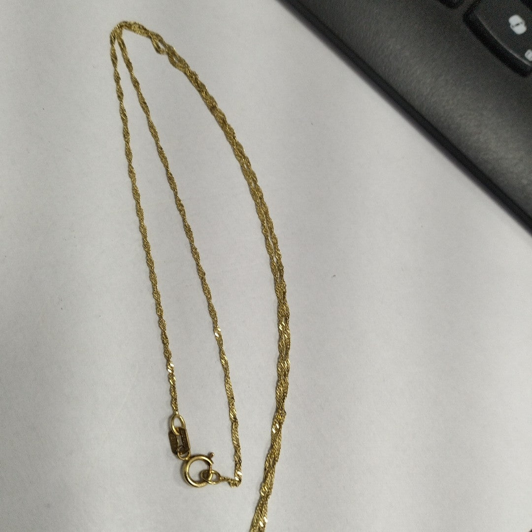 CADENA ORO 14 K 1.2 GRMS (SEMINUEVO)