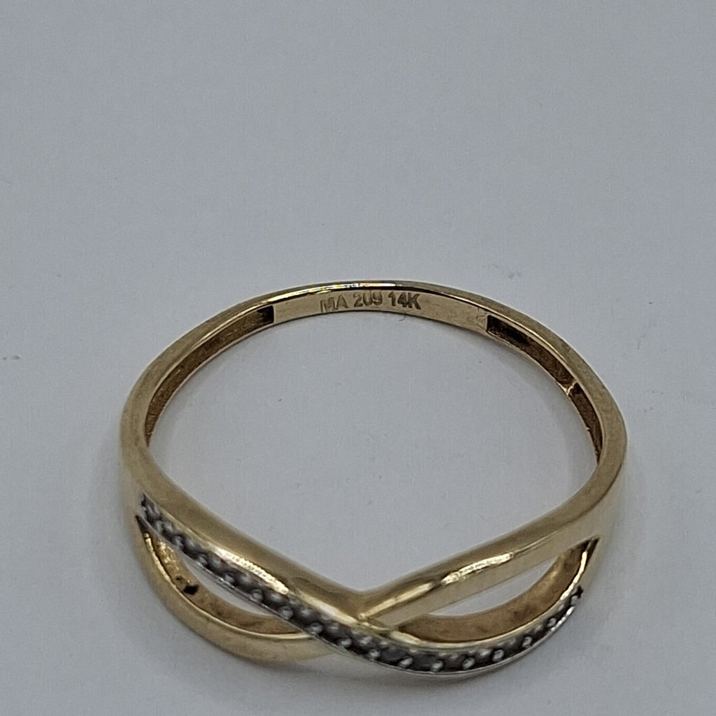ANILLO ORO 14 K 1.8 GRMS (SEMINUEVO)