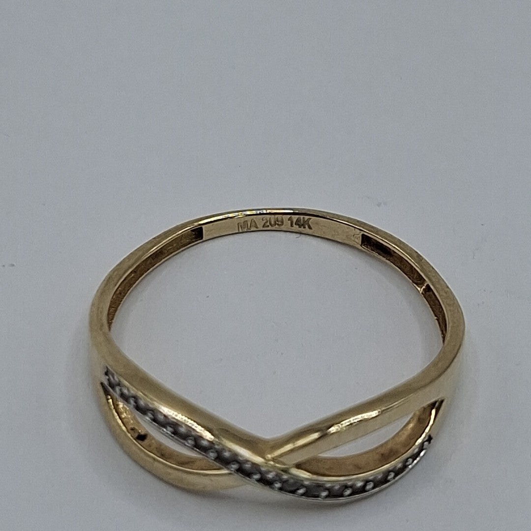 ANILLO ORO 14 K 1.8 GRMS (SEMINUEVO)