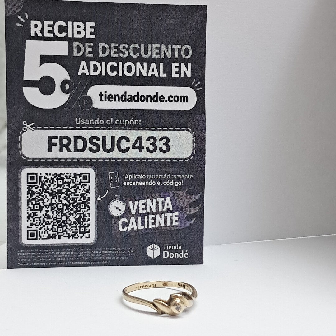 ANILLITO ORO 10 K 1.5 GRMS (SEMINUEVO)