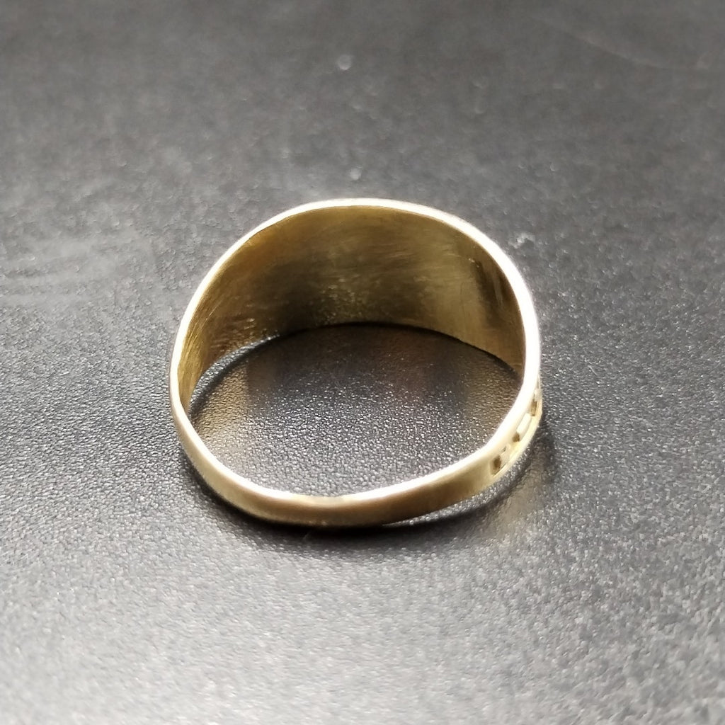 ANILLO DE GRADUACIÓN ORO 10 K 1.9 GRMS (SEMINUEVO)