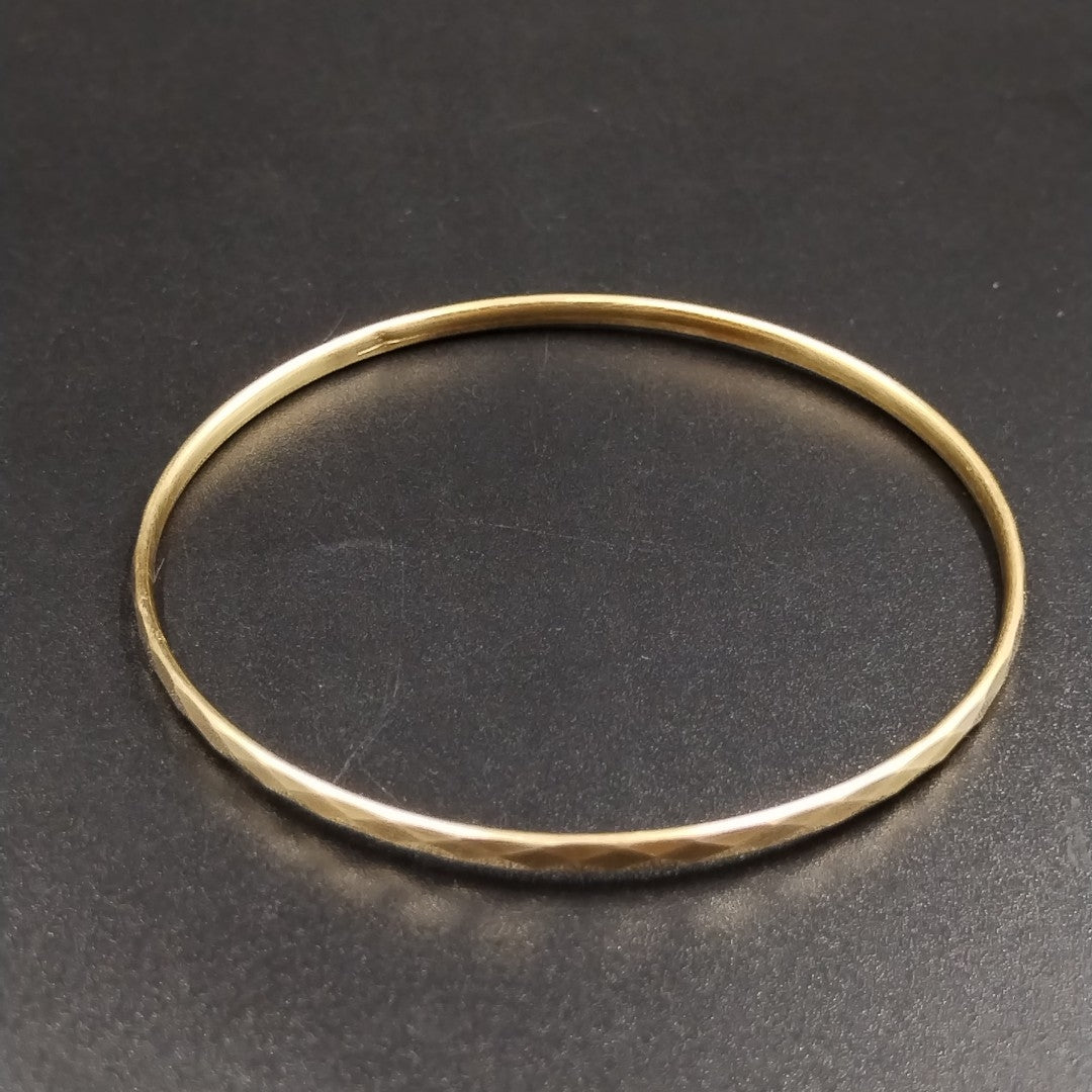 PULSERA RIGIDA ORO 14 K 4,30 GRMS (SEMINUEVO)