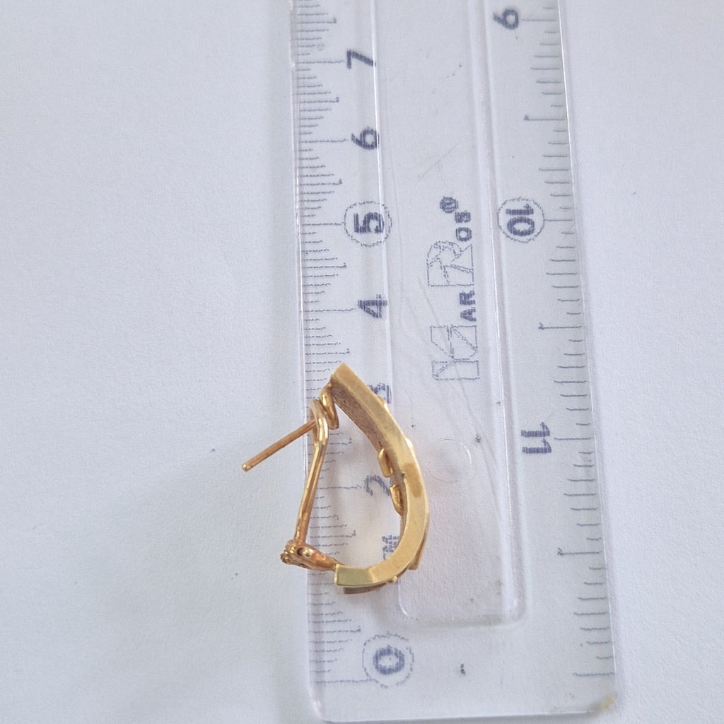 ARRACADAS PAR ORO 14 K 10,70 GRMS (SEMINUEVO)