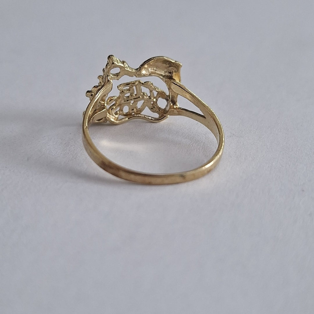 ANILLO ORO 10 K 1.6 GRMS (SEMINUEVO)