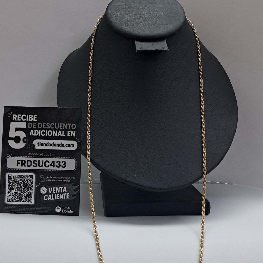 CADENA ORO 10 K 9.4 GRMS (SEMINUEVO)