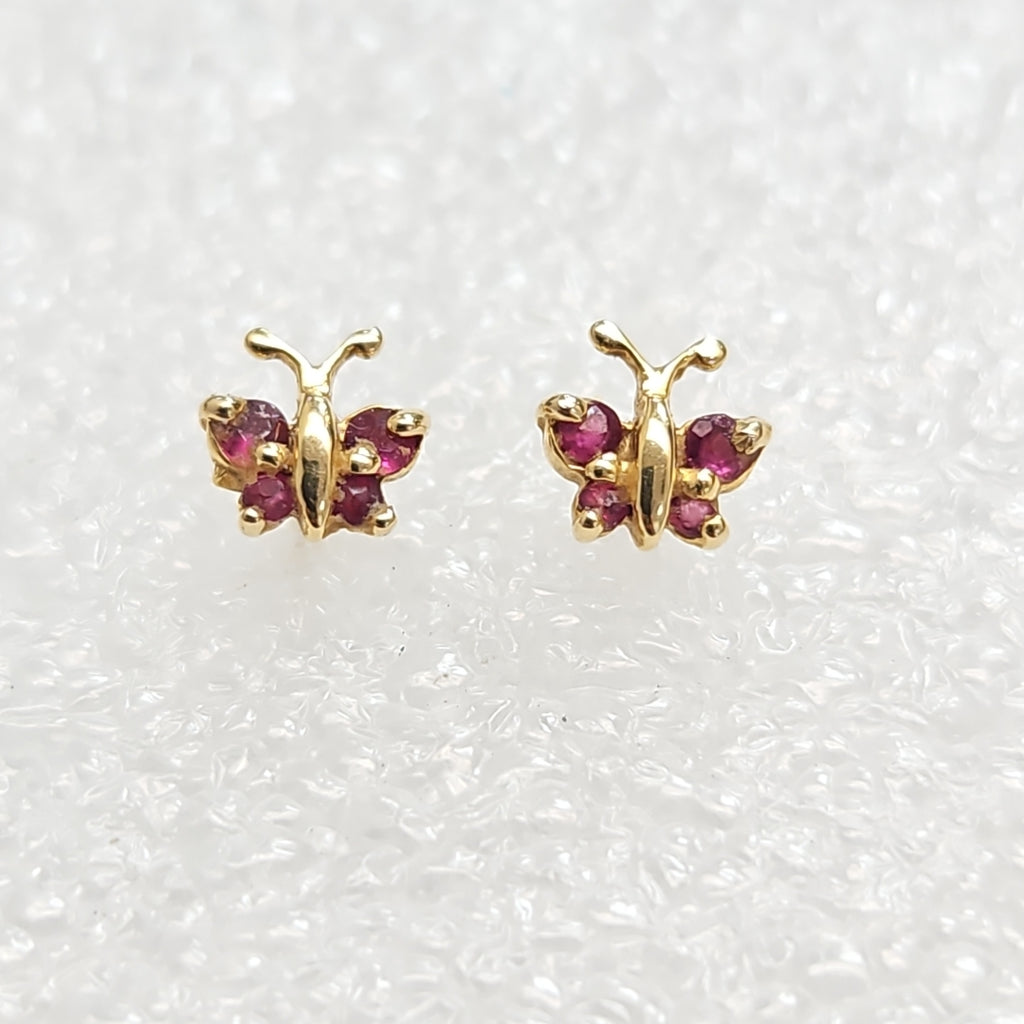 BROQUELES PAR ORO 14 K 0,60 GRMS (SEMINUEVO)