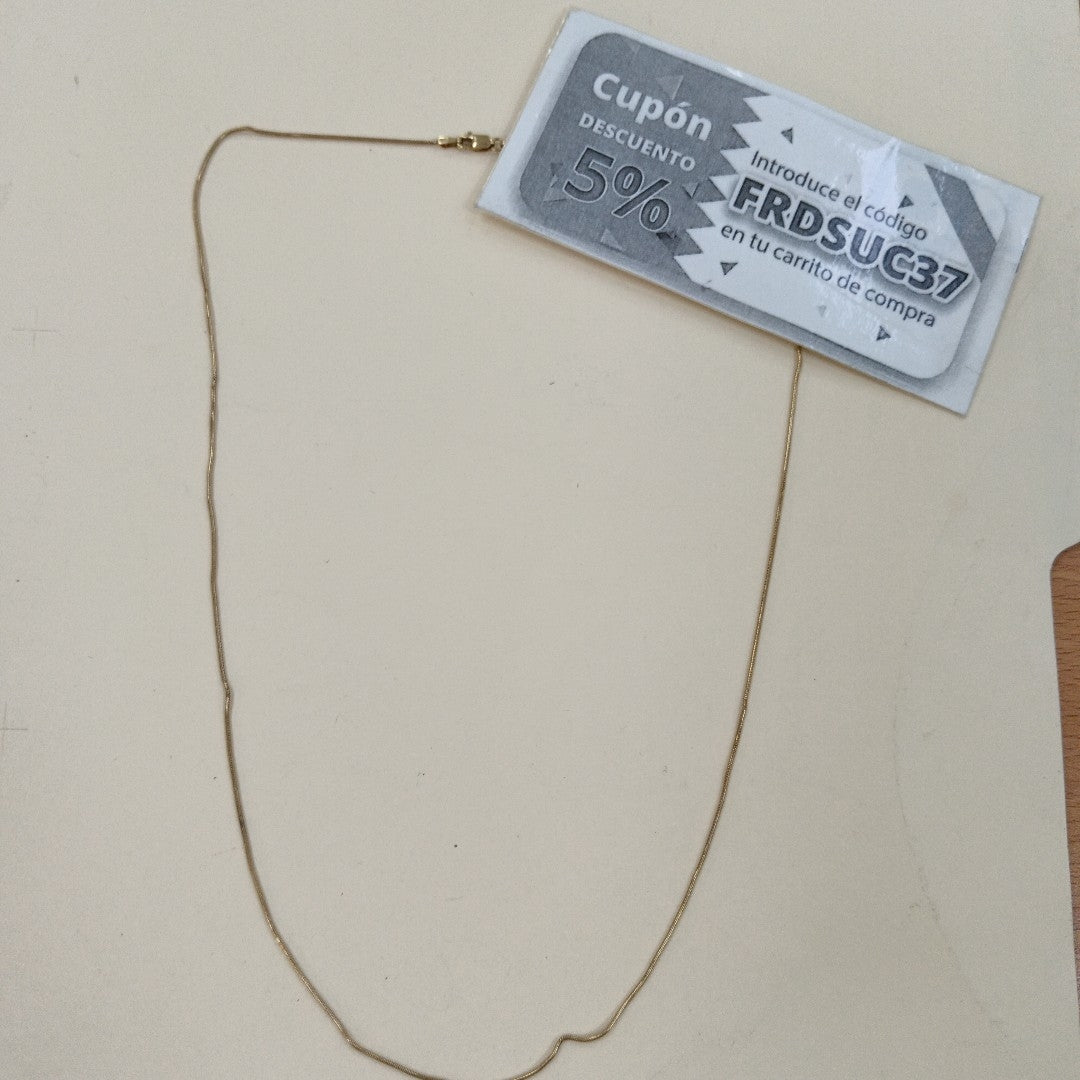 CADENA ORO 10 K 4,00 GRMS (SEMINUEVO)