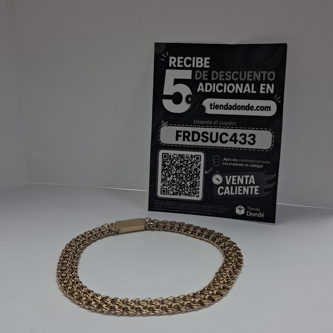 PULSERA ORO 10 K 10.6 GRMS (SEMINUEVO)