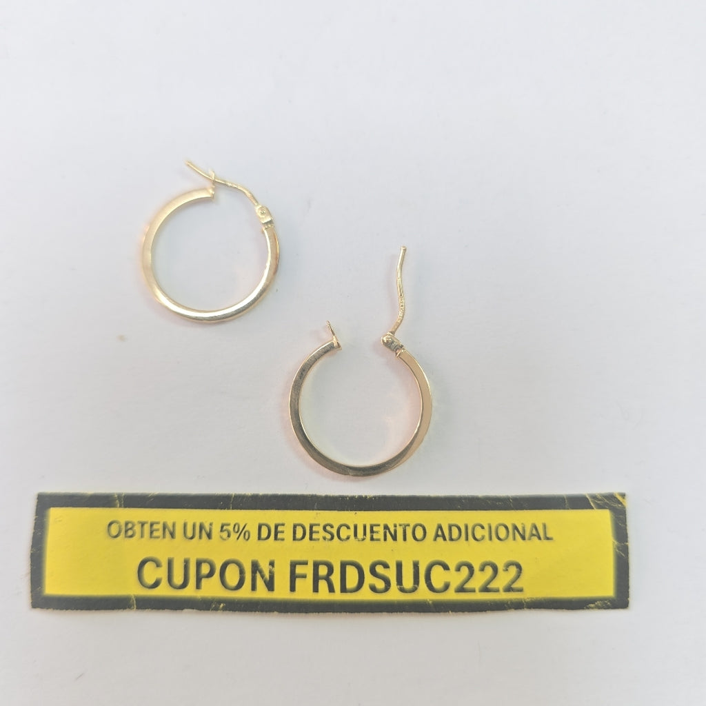 ARRACADAS PAR ORO 14 K 0.9 GRMS (SEMINUEVO)