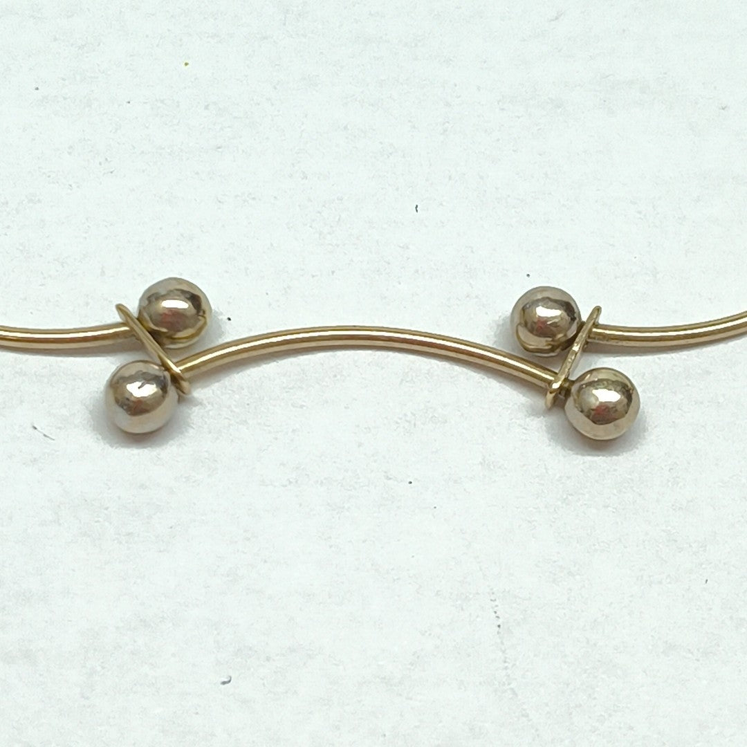 PULSERA ORO COMBINADO 14 K 3.6 GRMS (SEMINUEVO)