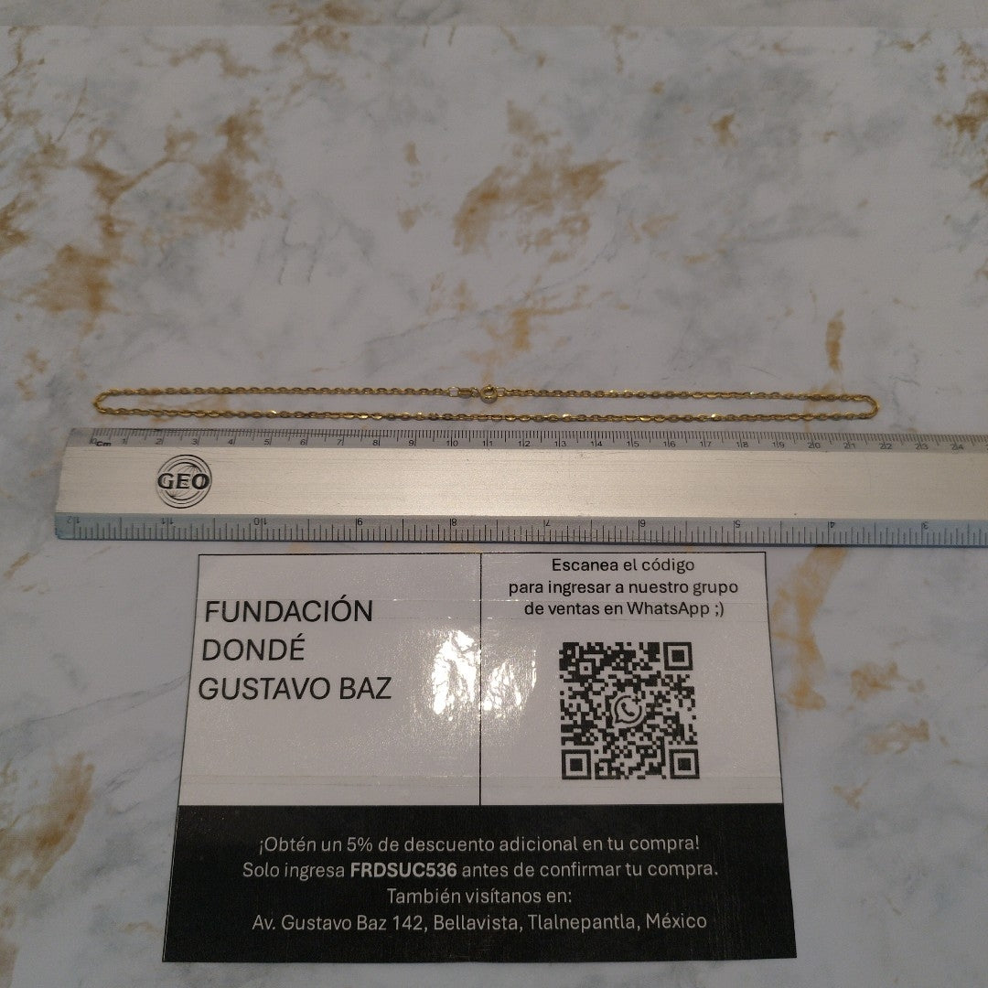 CADENA ORO 14 K 4.2 GRMS (SEMINUEVO)