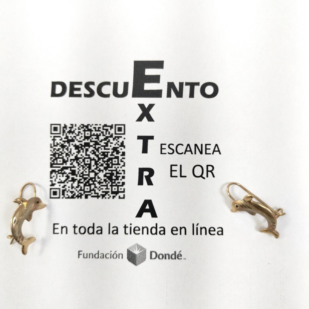 ARETES PAR ORO 10 K 1.1 GRMS (SEMINUEVO)