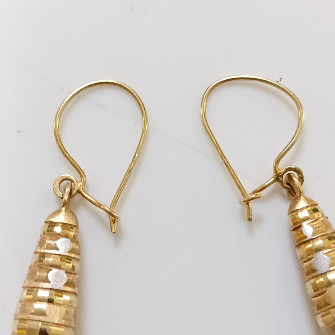 ARETES PAR ORO 10 K 2 GRMS (SEMINUEVO)