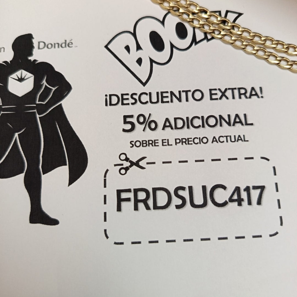 CADENA ORO 14 K 7.9 GRMS (SEMINUEVO)