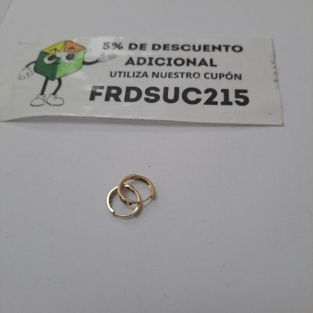ARRACADAS PAR ORO 10 K 1,10 GRMS (SEMINUEVO)