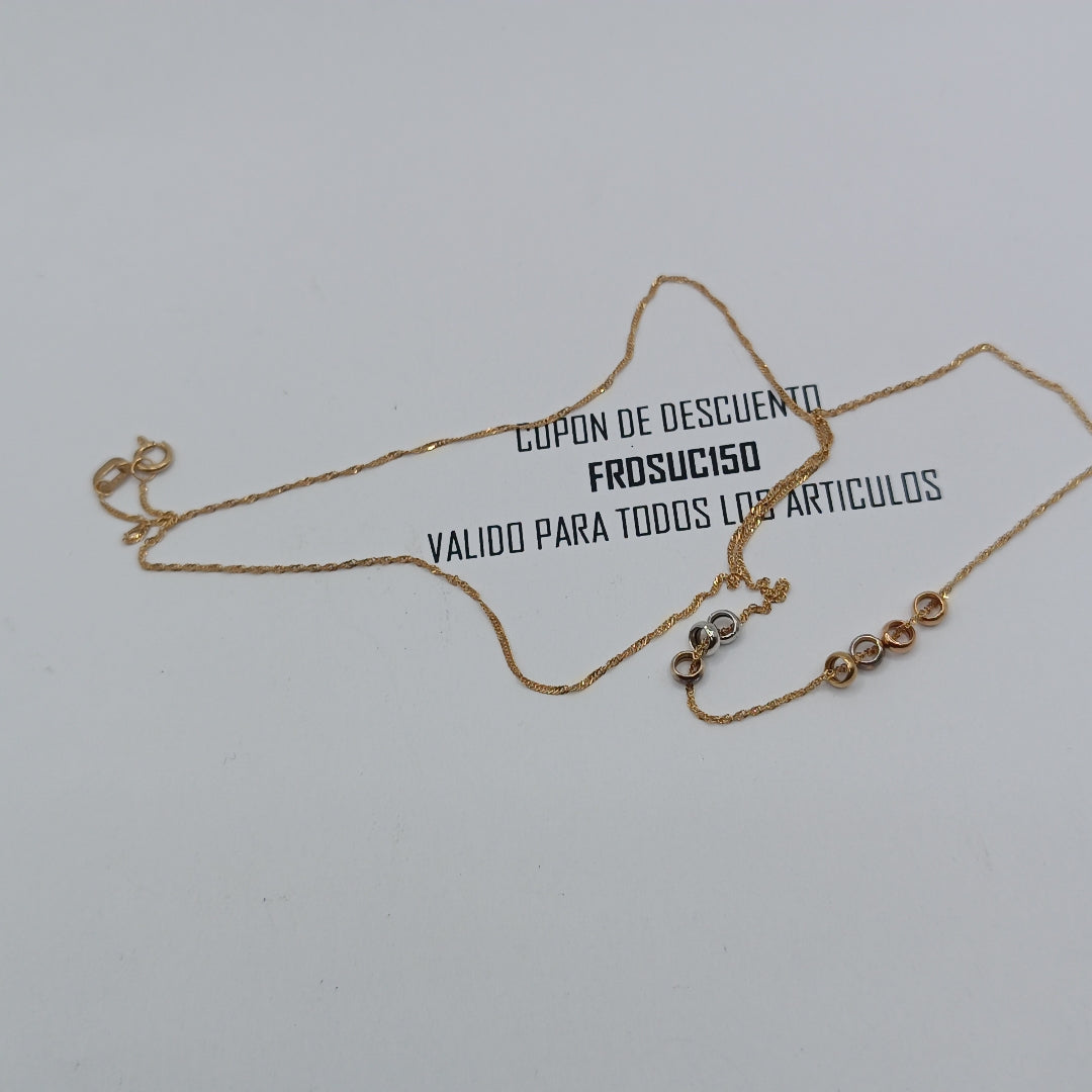 CADENA ORO 14 K 1,00 GRMS (SEMINUEVO)