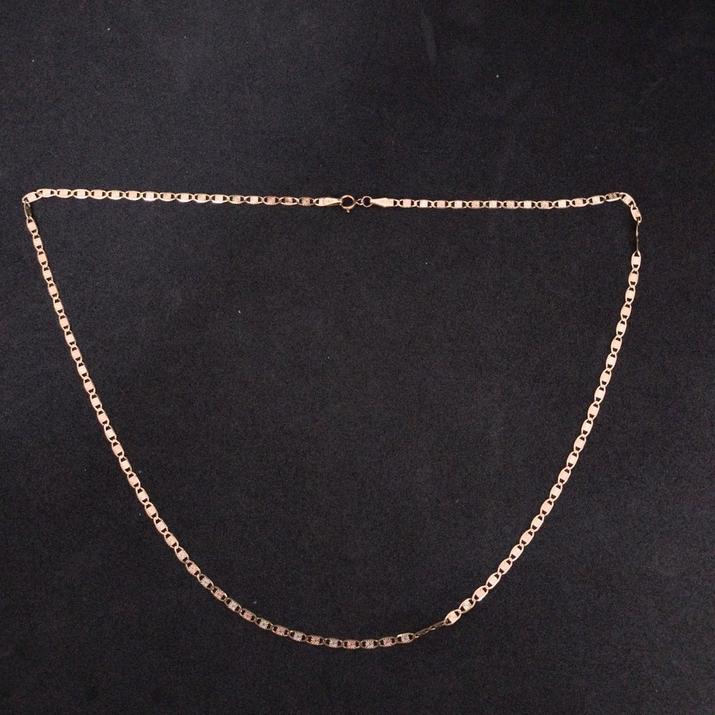 CADENA ORO, RODIADO 10 K 4.1 GRMS (SEMINUEVO)