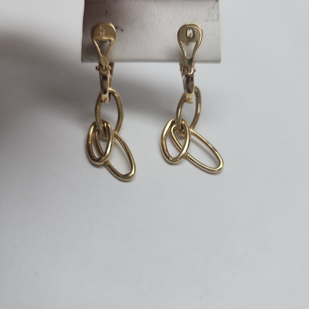 ARETES PAR ORO 14 K 4,60 GRMS (SEMINUEVO)