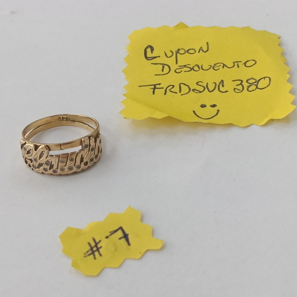 ANILLITO ORO 14 K 3 GRMS (SEMINUEVO)