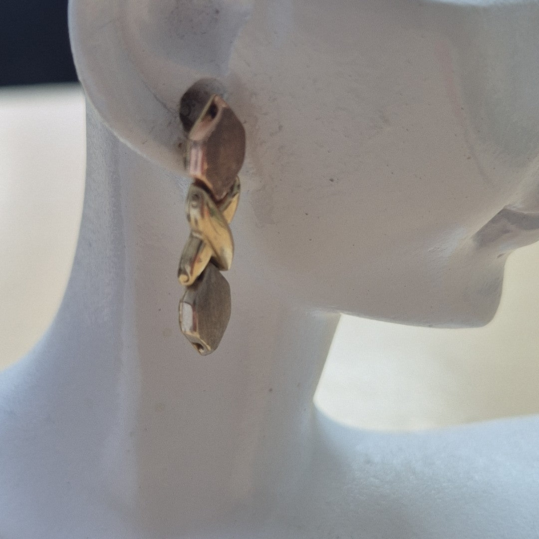 ARETES PAR ORO 10 K 1,60 GRMS (SEMINUEVO)