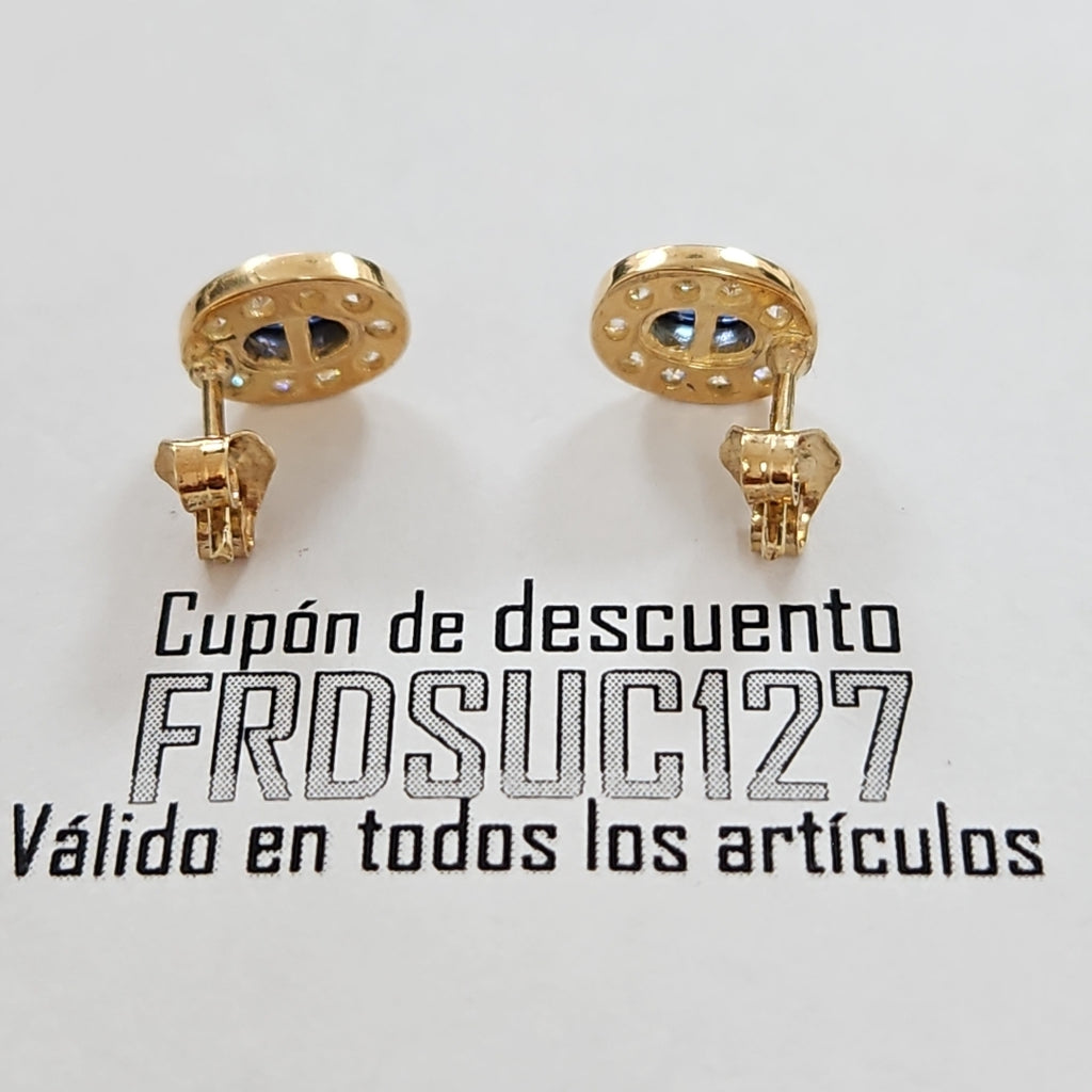 BROQUELES PAR ORO 14 K 2.5 GRMS (SEMINUEVO)