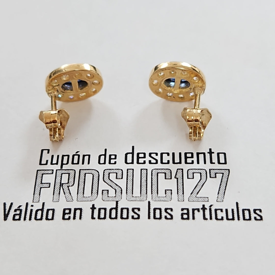 BROQUELES PAR ORO 14 K 2.5 GRMS (SEMINUEVO)