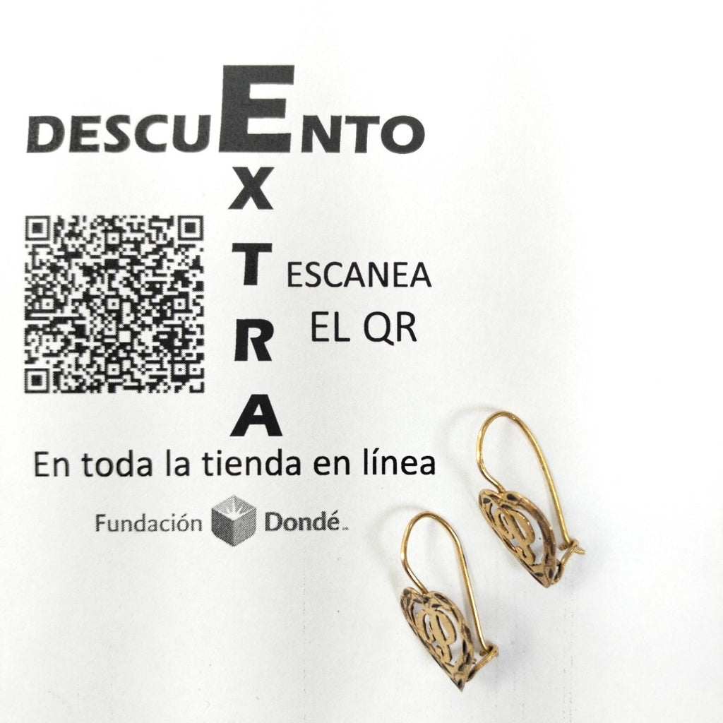 ARETES PAR ORO 10 K 1.8 GRMS (SEMINUEVO)