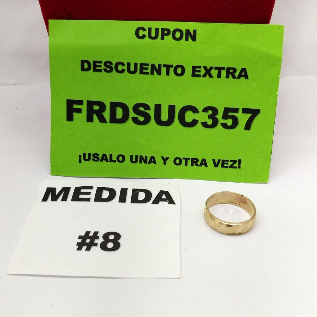 ARGOLLA ORO 10 K 1.8 GRMS (SEMINUEVO)