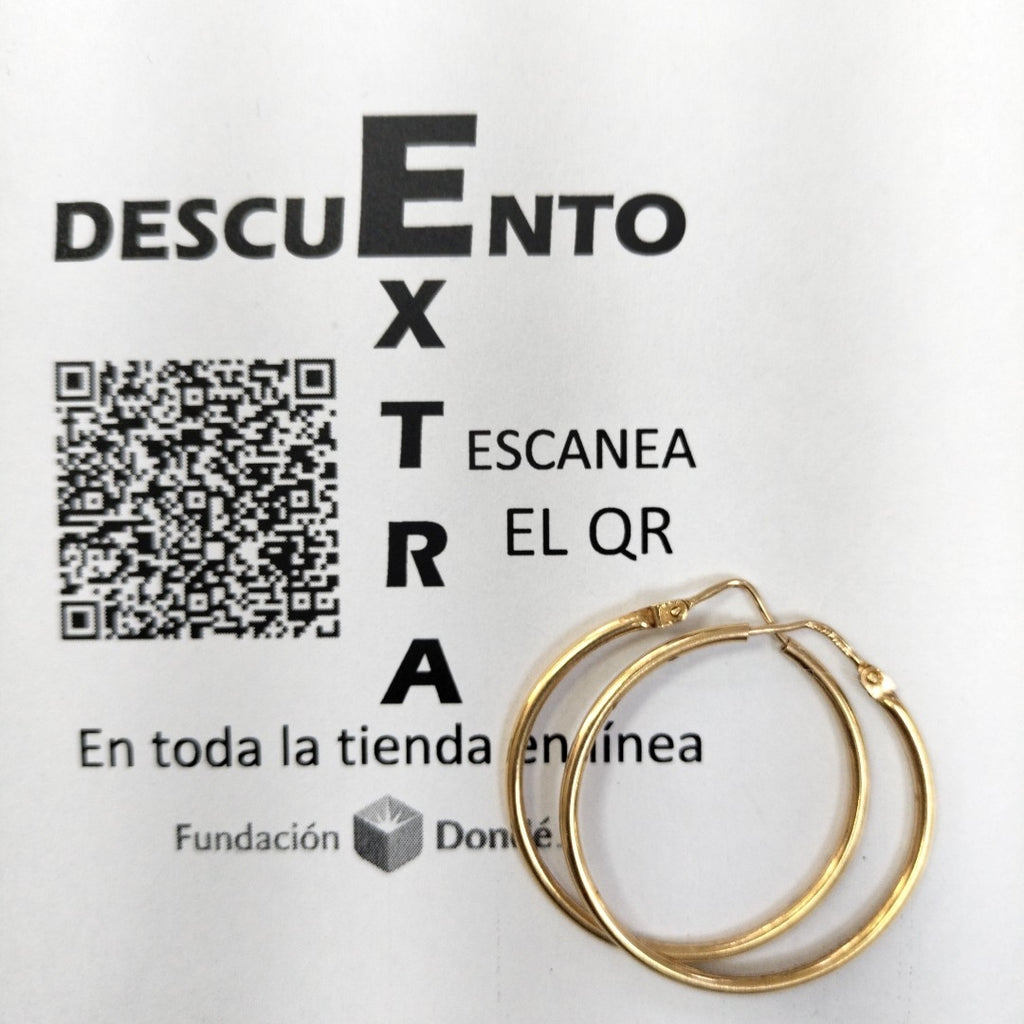 ARRACADAS PAR ORO 8 K 3.2 GRMS (SEMINUEVO)
