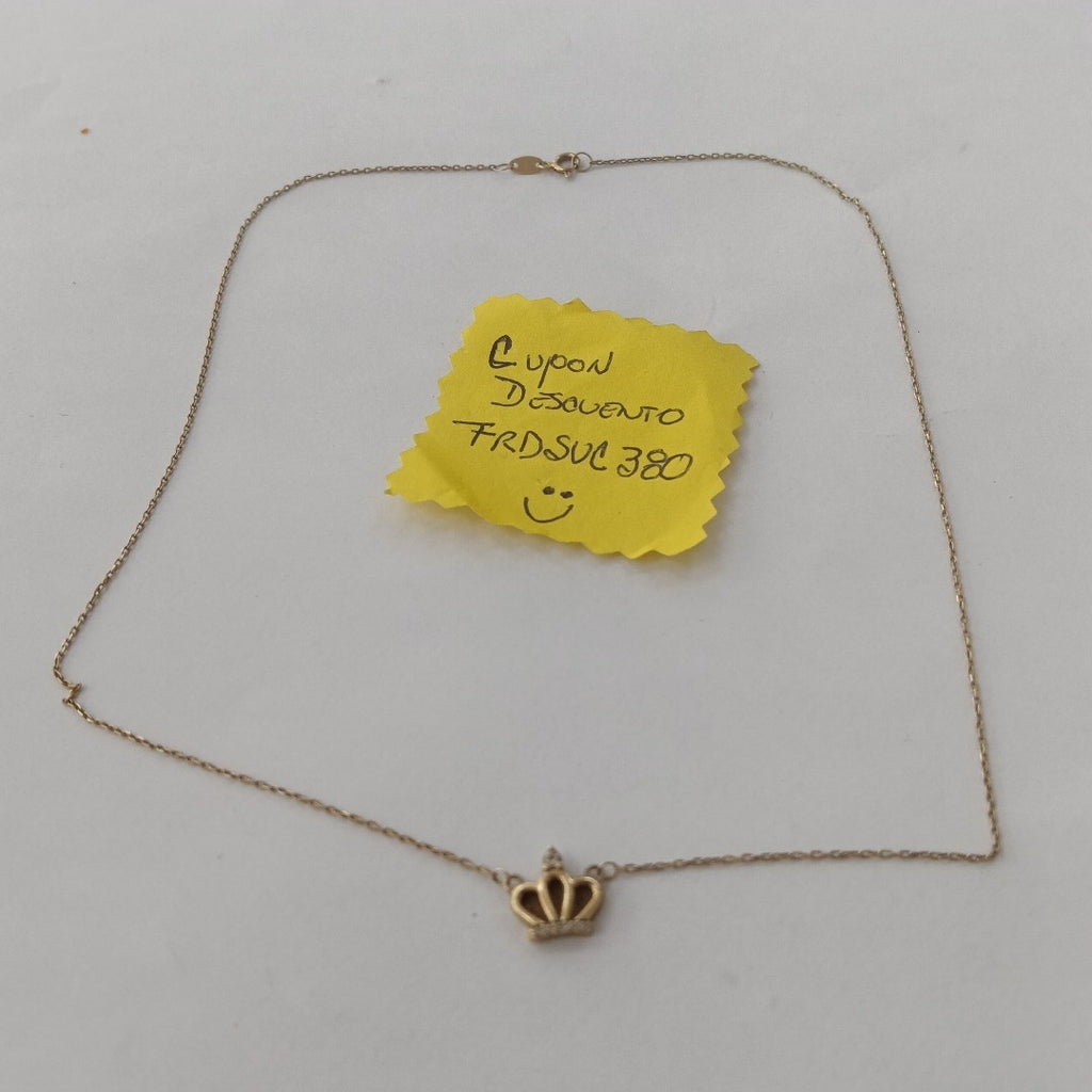 CADENA, DIJE ORO 14 K 2.2 GRMS (SEMINUEVO)