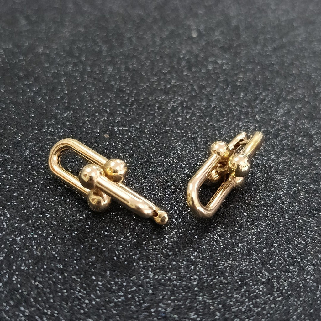 ARETES PAR ORO 14 K 9.4 GRMS (SEMINUEVO)